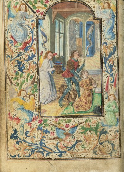 Charles the Bold Presented by Saint George by Lieven van Lathem